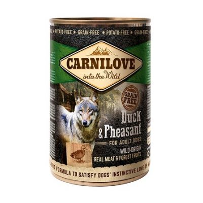 CARNILOVE ADULTI ANATRA & FAGIANO 400 g.