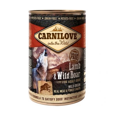 CARNILOVE ADULTI AGNELLO & CINGHIALE 400 G.