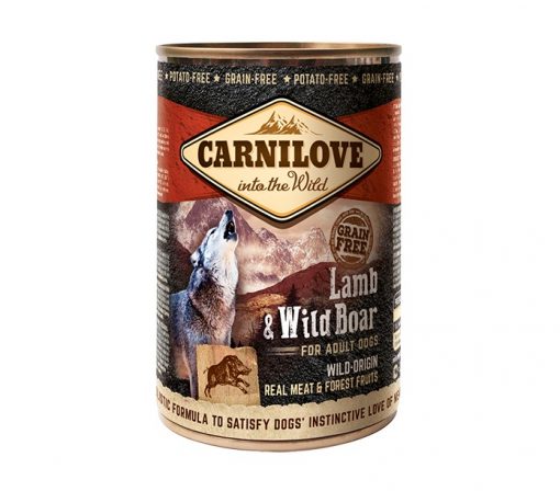 CARNILOVE ADULTI AGNELLO & CINGHIALE 400 G.