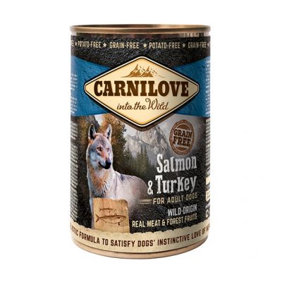 CARNILOVE ADULTI SALMONE & TACCHINO 400 g.