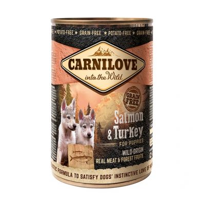 CARNILOVE PUPPY SALMONE & TACCHINO 400 G.