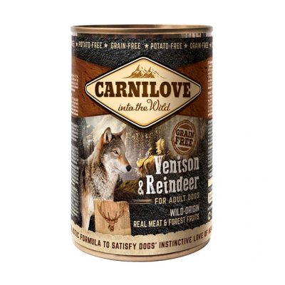 CARNILOVE ADULTI CERVO & RENNA 400 g.