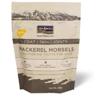 FISH4DOGS MACKEREL MORSEL COAT SKIN JOINT 225 g